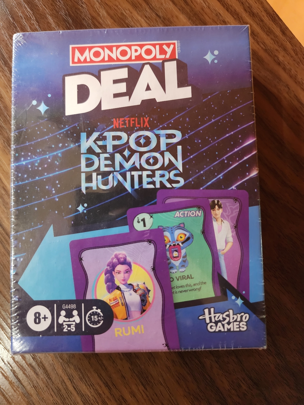 Monopoly Deal Netflix K-Pop Demon Hunters Card Game - Sealed - Picture 1 of 2